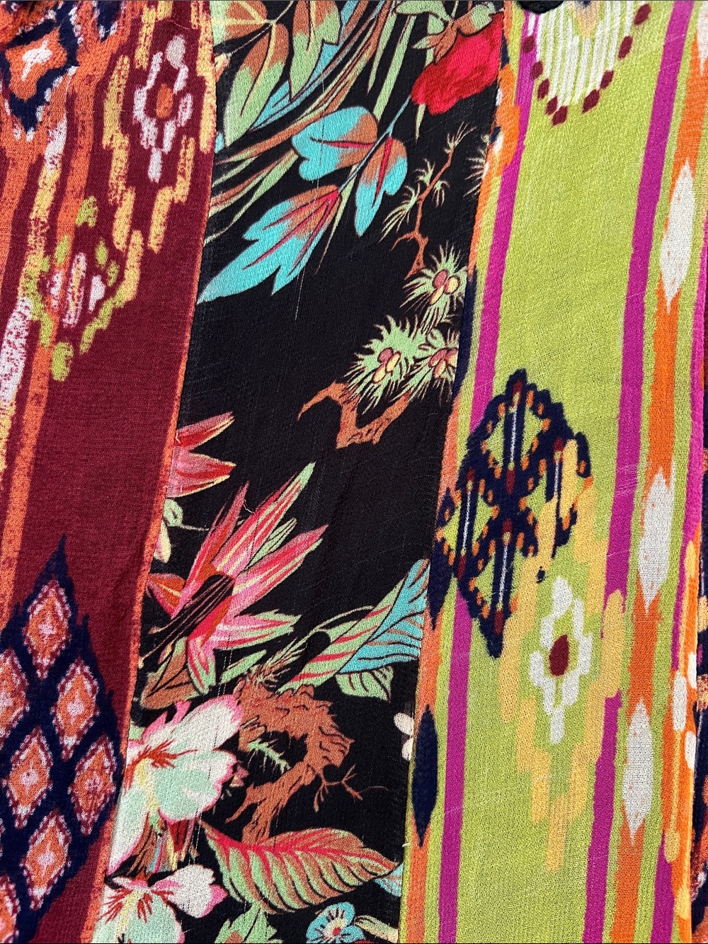 Bohemian Strappy Maxi Dress - Multicolor - Picture 5 of 16